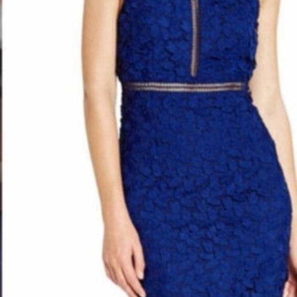 🌹SOLD🌹Bardot Gemma Lace Halter Midi Dress Size 6 EUC - Picture 2 of 7